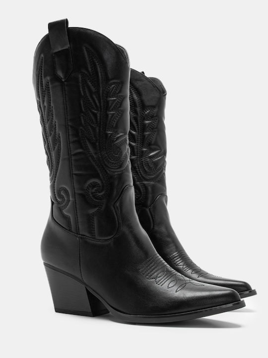 Women's Cowboy Boots Black