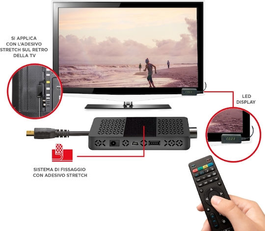 Gbc TV DVB-T2 Stick Receiver Integrated HDMI Xdome XD-220DG