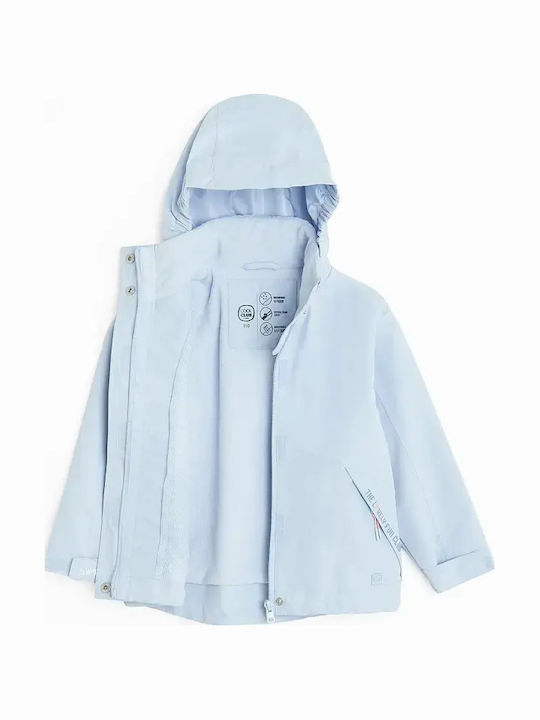Kids Casual Short Blue Jacket