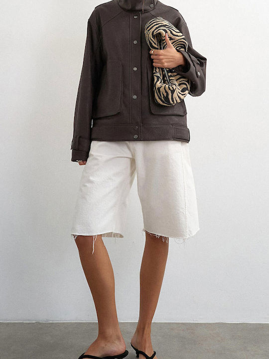 Women's Winter Jacket Chocolate Brown
