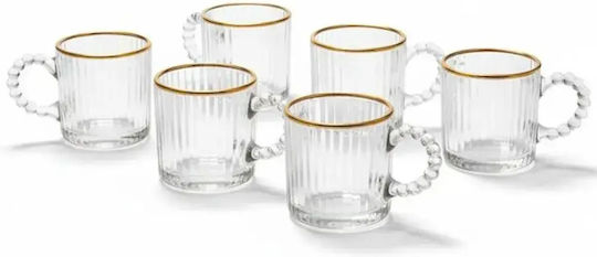 Set Cesti Maro Din Sticlă Transparente 110ml 6 Bucăți