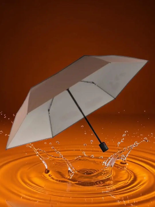 Knirps U.series Automatic Rain Umbrella Compact Brown Knirps U.series Automatic Rain Umbrella Compact Brown