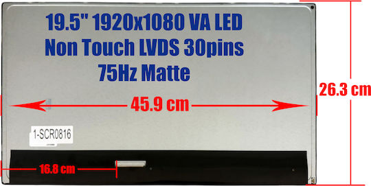 LED / Touch 1920x1080 Матов за Лаптоп C20-05 F0b3 C20-30 F0b2 Aio M200hjj-l20 1-SCR0816