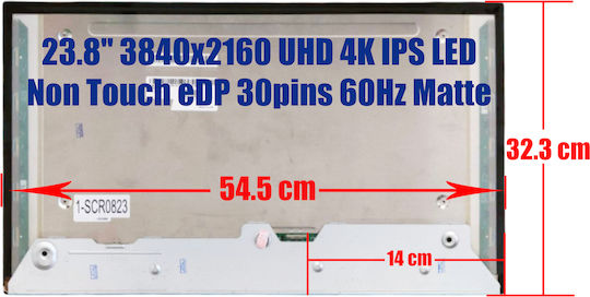 Лаптоп Екран IPS / LED / Touch / 60Hz 3840x2160 Матов За Laptop Lm238wr2-spa1 1-SCR0823