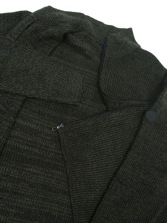 Men's Green Cardigan
