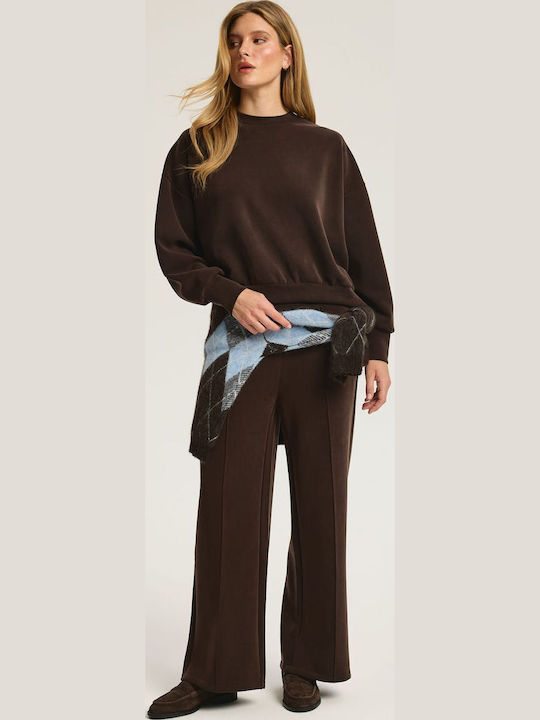 Amelit Damen Jogginghosen Ausgestellt Braune