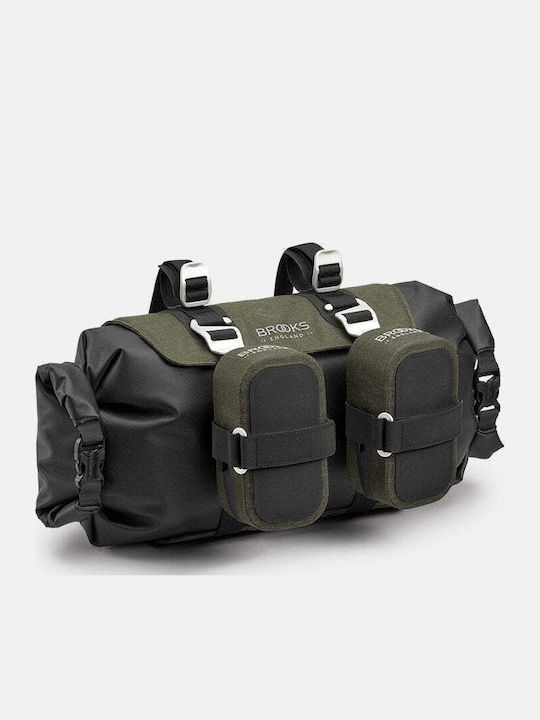 Brooks England Scape Lenker-Tasche Fahrrad Doppelter Grüne BRS-BHB03PLA00401