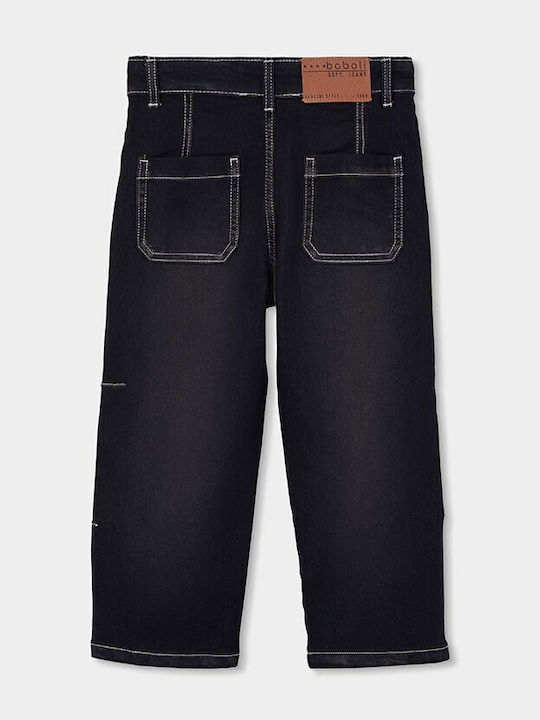 Boboli Kids' Jeans Trousers Black Boboli Kids' Jeans Trousers Black