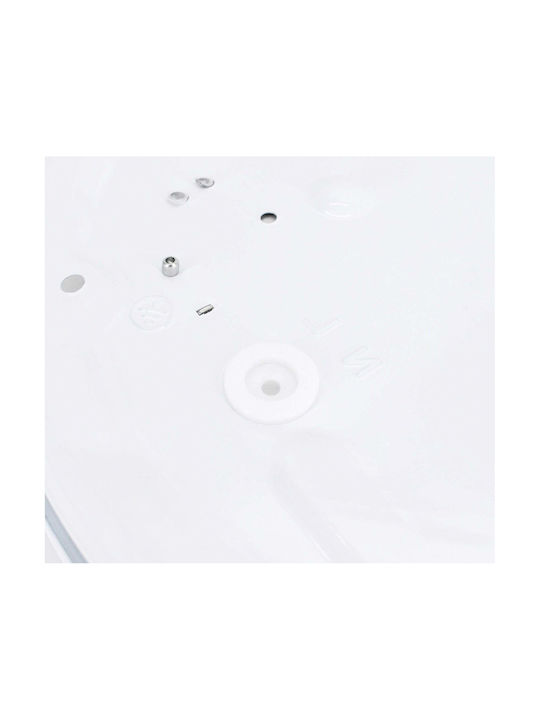 Bemko Deckenleuchte montieren 26cm Weiß mit integrierter LED