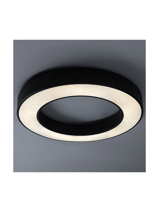 Rabalux Smart Deckenleuchte Schwarz mit Integrierter LED und Fernbedienung