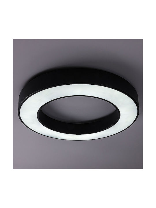 Rabalux Smart Deckenleuchte Schwarz mit Integrierter LED und Fernbedienung