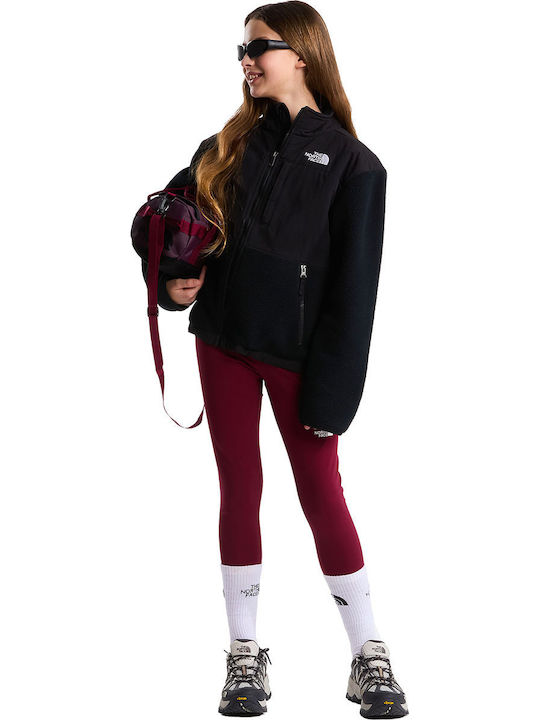 Kids Long Burgundy Leggings Flex