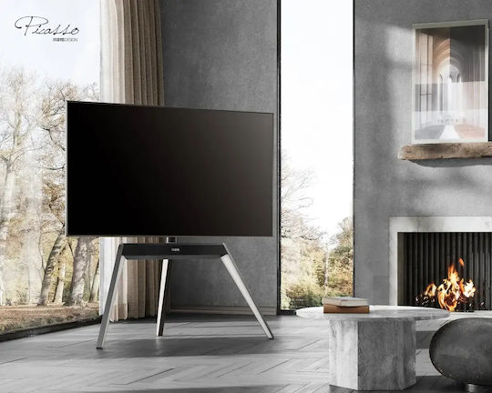 Fitueyes S02P1463B Wall Mounted TV Stand up to 78" White