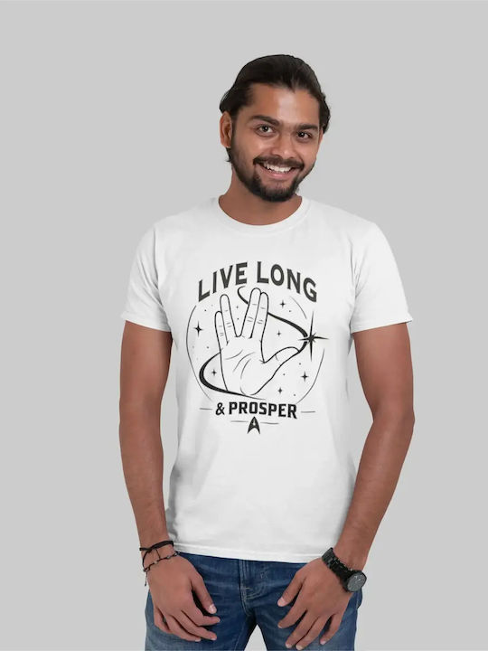 Тениска Live Long & Prosper Черна