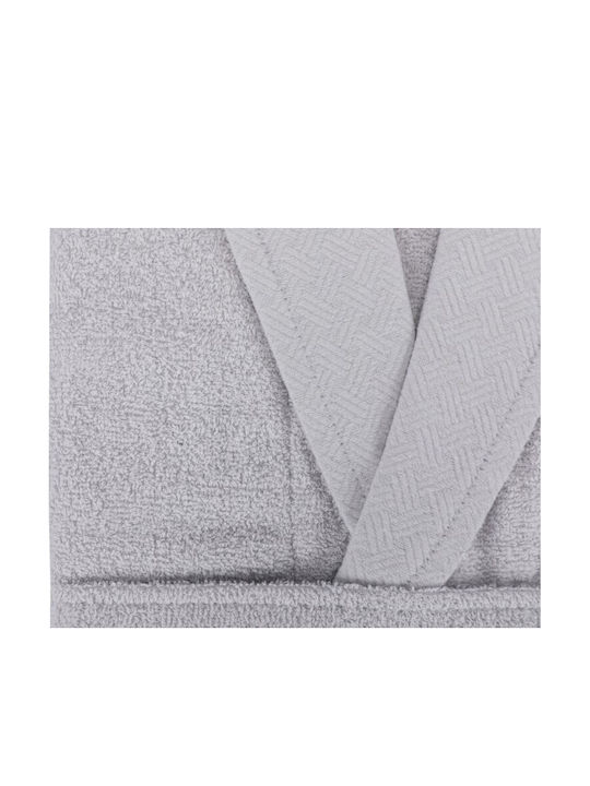 Capa Home Halat de baie cu guler Light Gray 360gr/m²