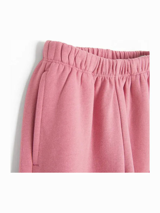 Kids Tracksuit Pants With Top Pink
