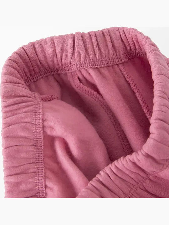 Kids Tracksuit Pants With Top Pink