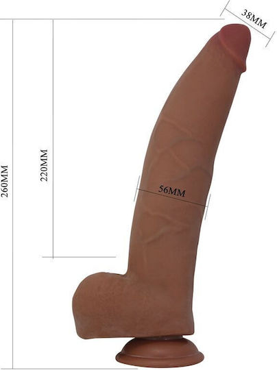 Pretty Love Realistisches Dildo mit Saugnapf Braun