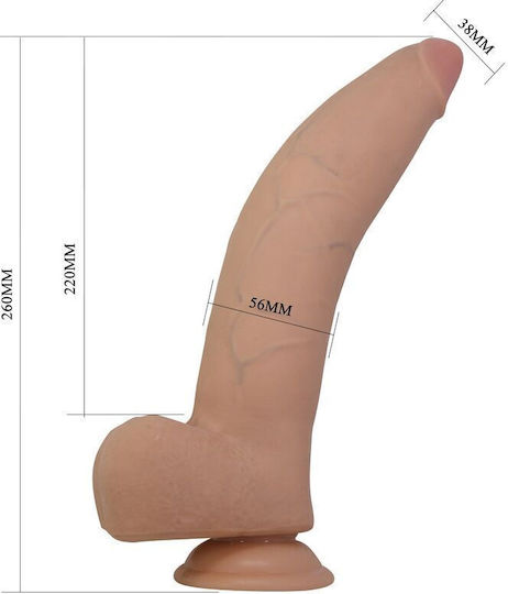 Pretty Love Realistisches Dildo mit Saugnapf Flesh