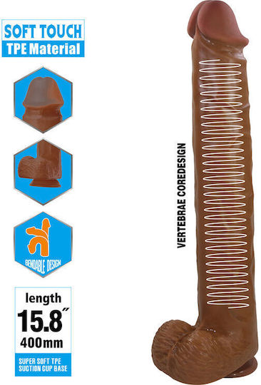 Pretty Love Realistisches Dildo mit Saugnapf Braun
