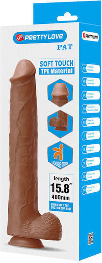 Pretty Love Realistisches Dildo mit Saugnapf Braun