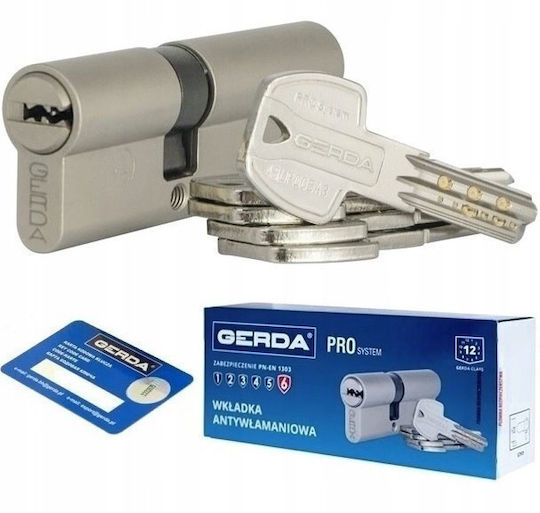 Cilindru de încuietoare 60mm (30-30) cu 9 chei
