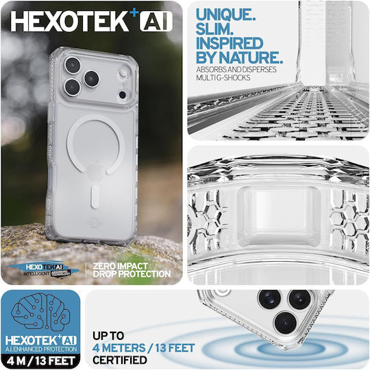 Case Itskins Hybrid Clear Magsafe Clear iPhone 18 Pro Max/17 Pro Max