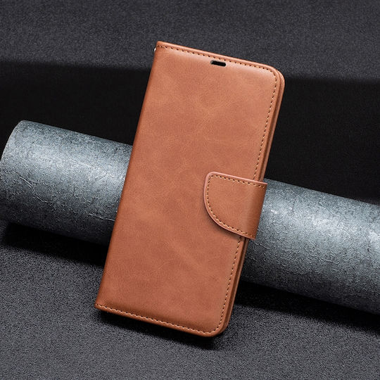 Binfen Color Xiaomi Redmi Note 12 4G Leather Wallet Brown Mobile Phone Case