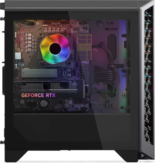 Lenovo LOQ Tower 26ADR10 Гейминг Настолен Компютър (Ryzen 7-8745HX/16GB DDR5/512GB SSD/GeForce RTX 5050/W11 Home)