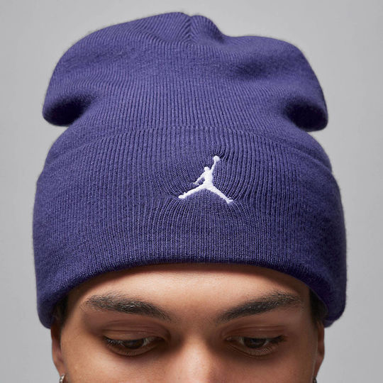Peak Beanie Unisex Σκούφος Πλεκτός σε Μωβ χρώμα
