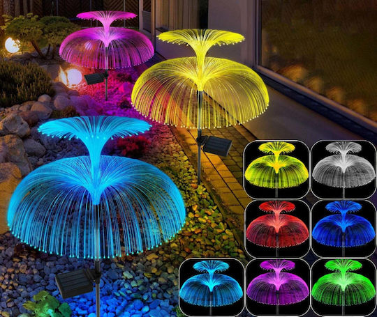 Set 2 Solarleuchten RGB mit Fotowiderstand IP65 5,5x5cm