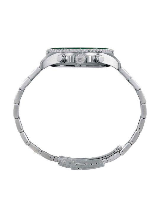 Breil Men's Battery Chronograph Watch With Silver Steel Bracelet