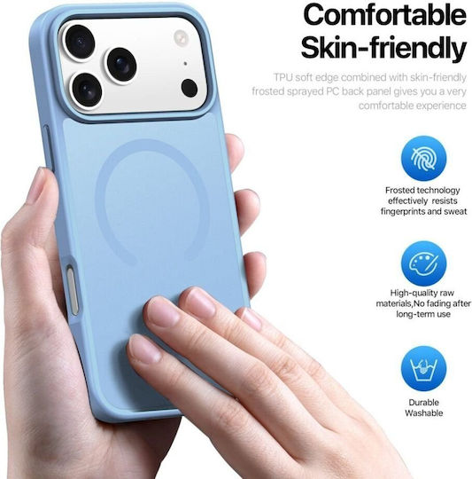 Dux Ducis Case Yind Compatible Magsafe Iphone 18 Pro Max 17 Pro Max Open Ring Version Light Blue