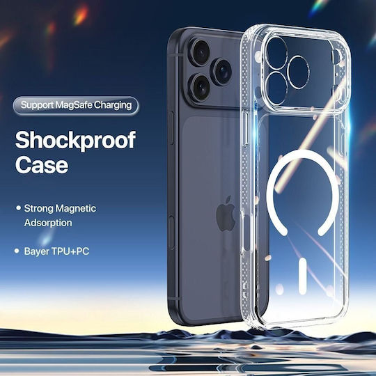 Dux Ducis Case Clin Mag Compatible Magsafe Iphone 18 Pro Max 17 Pro Max Transparent