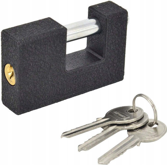 AWTools Cătușă Otel Monoblock Cu Cheie 60mm Negru