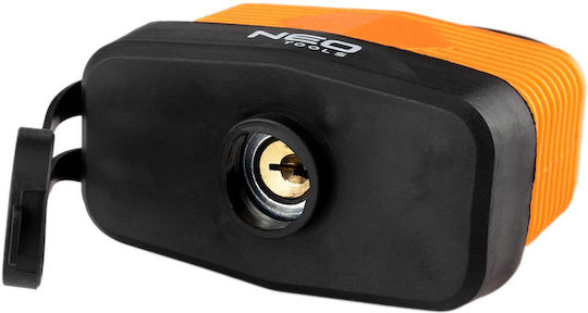 NEO Plastic Brass Padlock with Key 65mm