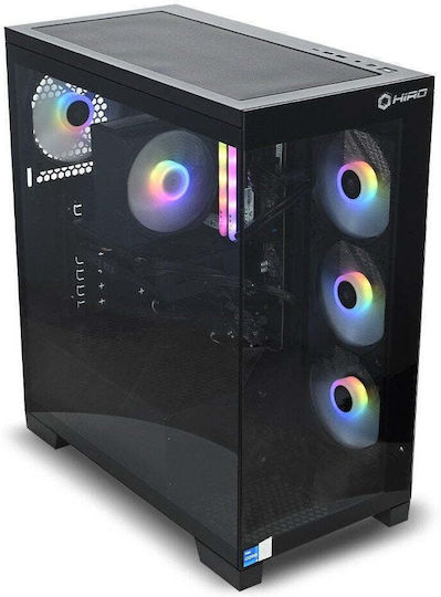 Hiro Aurora Гейминг Настолен Компютър (i5-14400F/16GB DDR5/1.0TB SSD/W11 Home)