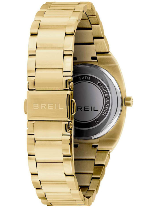 Breil Men's Battery Watch With Gold Stainless Steel Bracelet