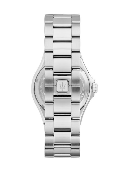 Maserati Sfida Мъжки Часовник 41mm Автоматичен с Сребрист Стоманен Браслет
