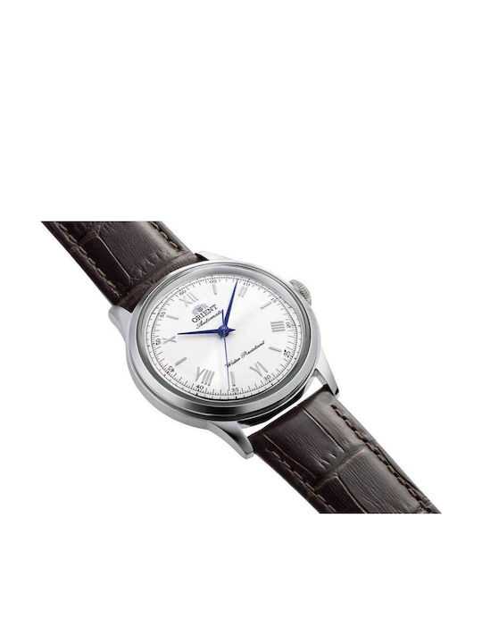 Orient Classic Bambino Men's Watch Automatic with Brown Leather Strap