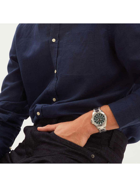 Breil Men's Battery Chronograph Watch With Silver Steel Bracelet