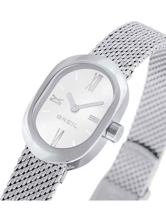 Breil Men's Battery Watch With Silver Steel Bracelet