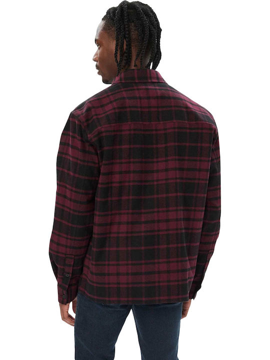 Karl Lagerfeld Flanell-Overshirt Slim Fit Multi