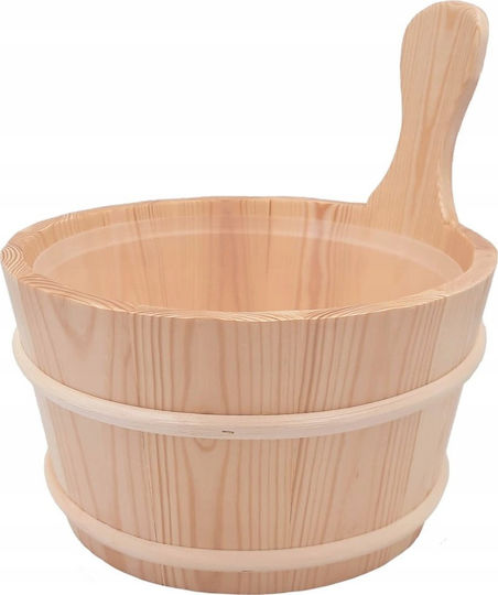 4living Wooden Sauna Barrel Plastic Lining 4lt