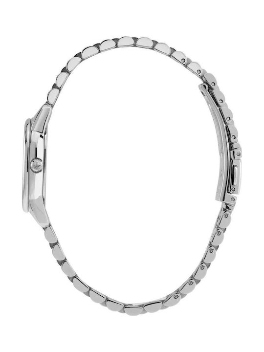 Lucien Rochat Womens Battery Watch With Silver Steel Bracelet