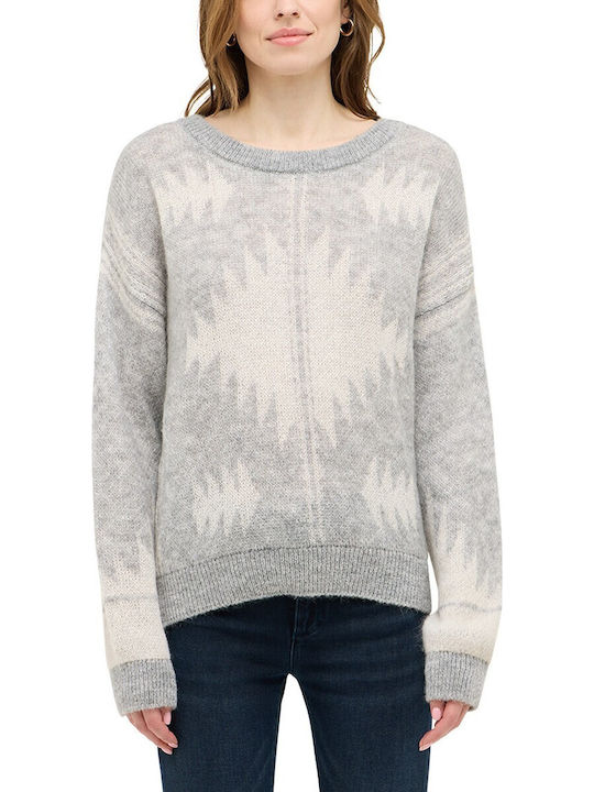 Women's Long Sleeve Grey Sweater