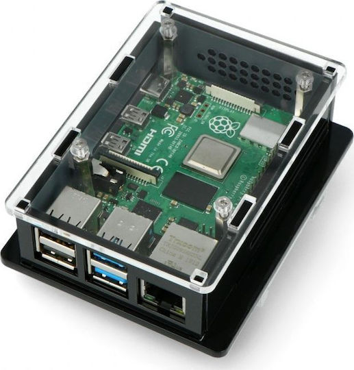 Gravlaser Gehäuse V2 Für Raspberry Pi 4b Din Rail Grl-15871