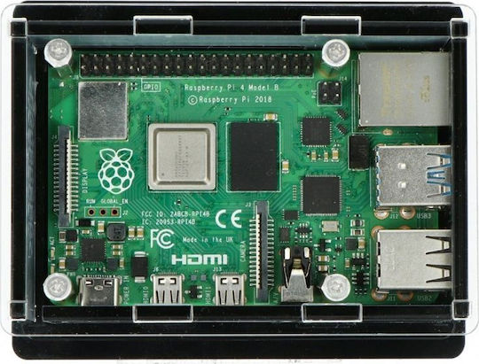 Gravlaser Gehäuse V2 Für Raspberry Pi 4b Din Rail Grl-15871