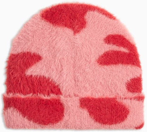 Beanie Unisex Strickmütze in Rosa Farbe