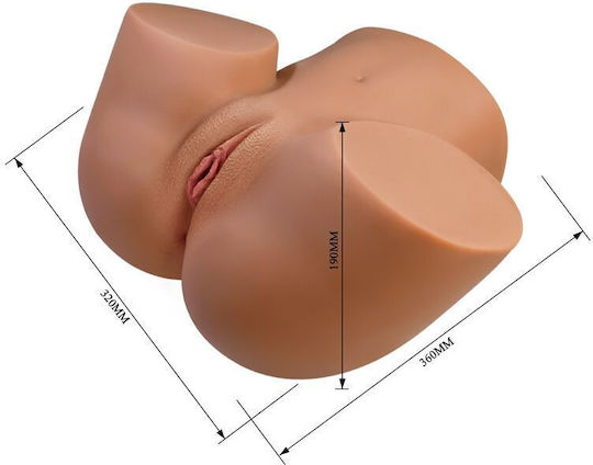 Crazy Bull Realistische Masturbator mit Vibration D-246058